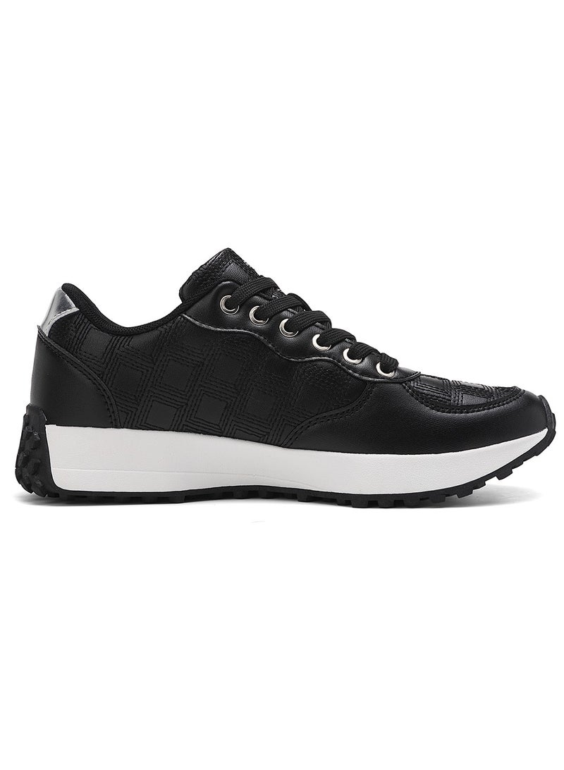 Sky View Women's Platform Fashion Sneakers Retro Classic Trainers Casual Lace-up Stylish Running Walking Shoes  - Image 2