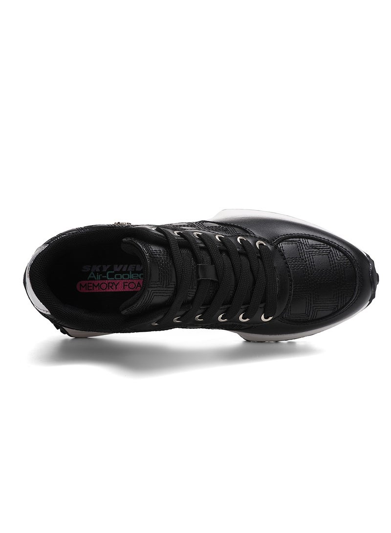Sky View Women's Platform Fashion Sneakers Retro Classic Trainers Casual Lace-up Stylish Running Walking Shoes  - Image 5
