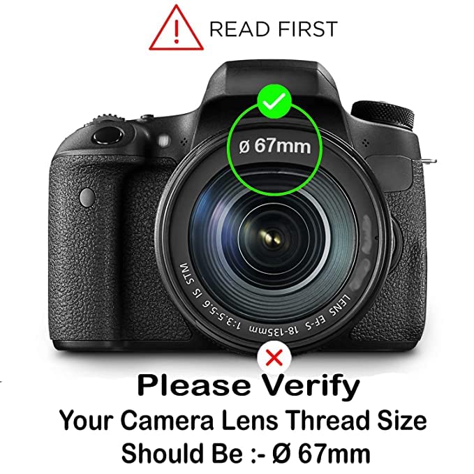 ZINROX® 67-82mm Step Up Lens Filter Adapter Ring, Set of 1 Piece - Size : 67mm to 82mm Stepping Ring - Image 3