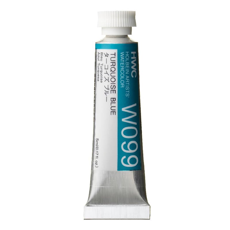 Holbein Artists Watercolor - Turquoise Blue 5ml - Image 4