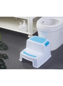 AZOD AZOD Step Stool for Kids, Toddler Step Stool in Bathroom, Kitchen,Bathroom Stool for Potty Training, Double Step Stool, Kids Sink Step Stool Thicken Non-Slip  - Image 1