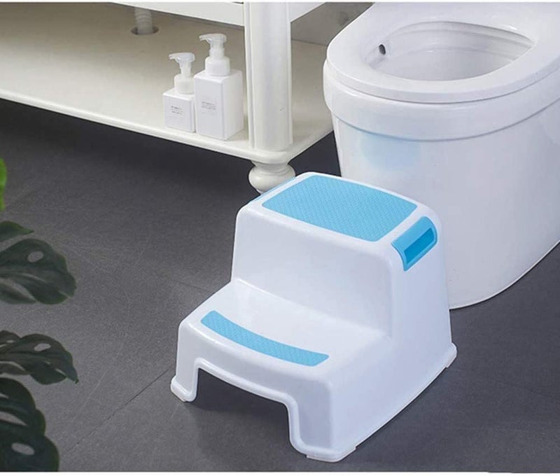 AZOD AZOD Step Stool for Kids, Toddler Step Stool in Bathroom, Kitchen,Bathroom Stool for Potty Training, Double Step Stool, Kids Sink Step Stool Thicken Non-Slip  - Image 1