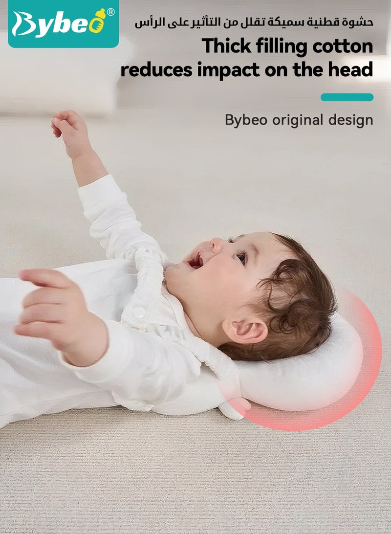 بيبو وسادة واقية لرأس الاطفال ضد السقوط مع 2 وسادات الركبة، آدات أمان لحماية رأس وظهر وركبتي الأطفال الرضع عندما يزحف ويمشى - Image 4