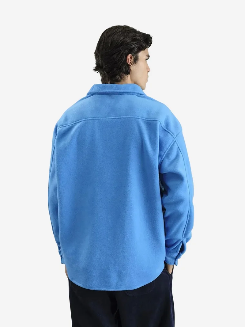 Giesto GIESTO Men's Oversized Button-Front Shirt