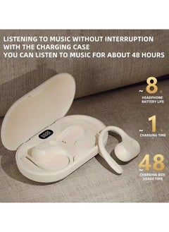 Golau Ear Clip Sports Headphones,Open To Both Ears Without Sound Leakage,10 Hours Long Battery Life,Sensitive Control Touch Wireless Headphones  - Image 2