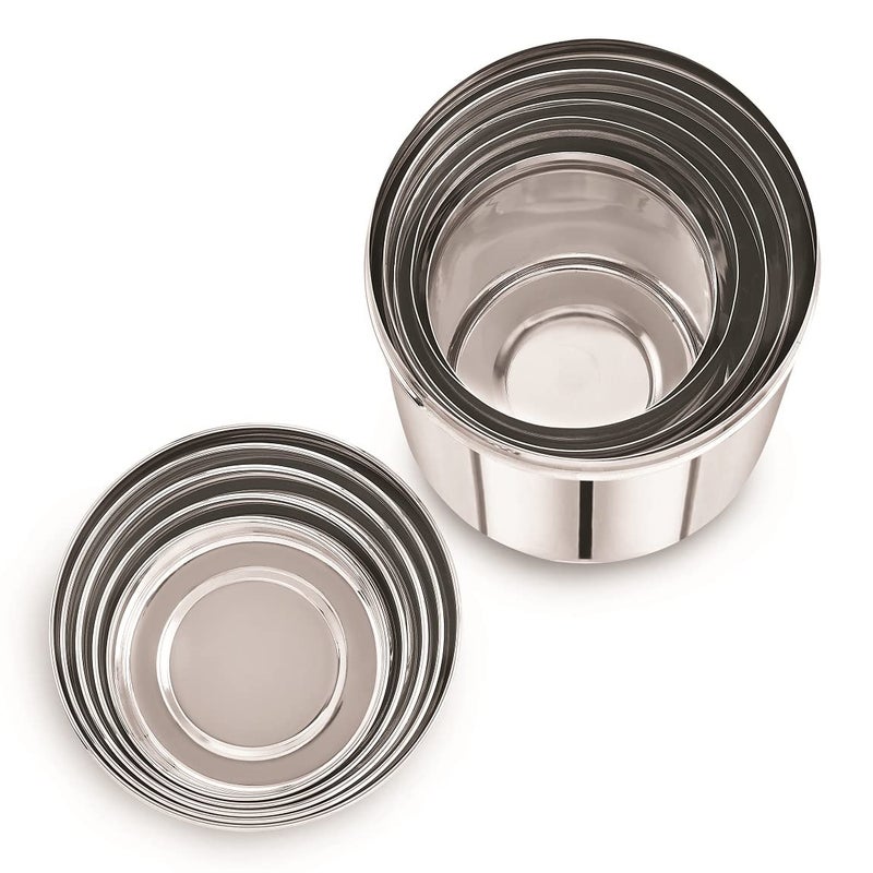 Neelam neelam Stainless Steel 13 (22G) Diamond Deep Dabba, 2600 ml, Silver – Elegant Storage Container with Diamond Pattern, Ideal for Storing Food, Perfect for Daily Use, Special Occasions, Easy to Clean.  - Image 3