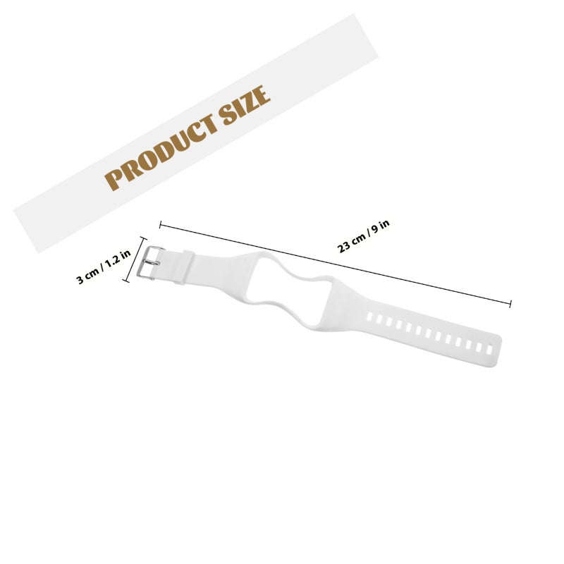 Simple PET Watch Band Solid Color Bracelet Replacement Wristband Smartwatch Strap Compatible for Samsung Gear S R750 (White) - Image 2