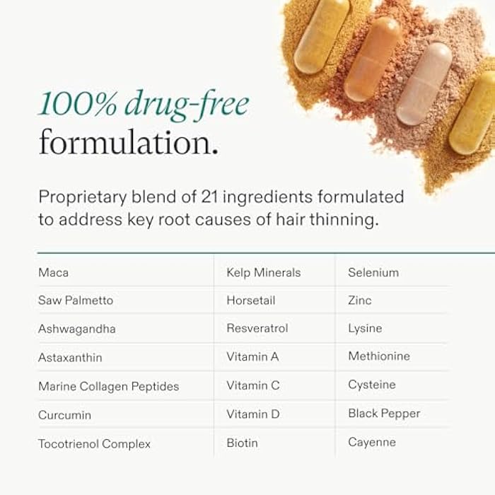 NUTRAFOL مكملات نمو الشعر للنساء من نوترافول، للأعمار 45 وما فوق، مختبرة سريرياً لزيادة كثافة الشعر وتغطية فروة الرأس، موصى بها من قبل أطباء الجلد - إمداد لمدة شهر واحد - Image 5