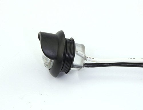 Pilotlights.net LED Convenience Courtesy or License Plate Light - Mini Round Hooded LED - 3/4" Diameter - Waterproof, Compact 12VDC Fixture Truck, Auto, RV, Aircraft lighting - Image 4