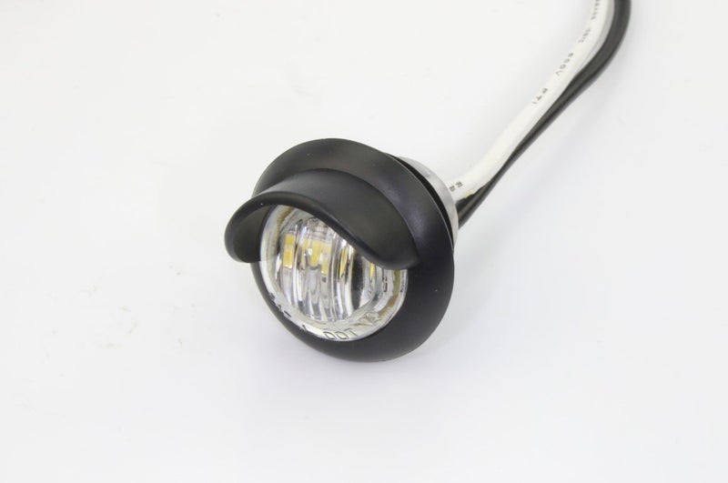 Pilotlights.net LED Convenience Courtesy or License Plate Light - Mini Round Hooded LED - 3/4" Diameter - Waterproof, Compact 12VDC Fixture Truck, Auto, RV, Aircraft lighting - Image 3