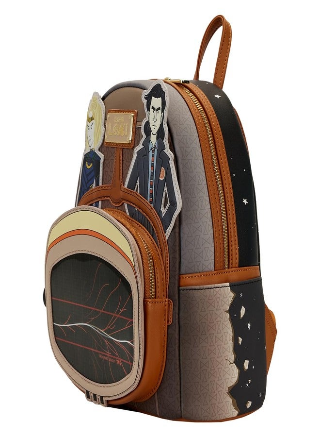 Loungefly Marvel Loki TVA Lenticular Multiverse Mini Backpack - Image 3