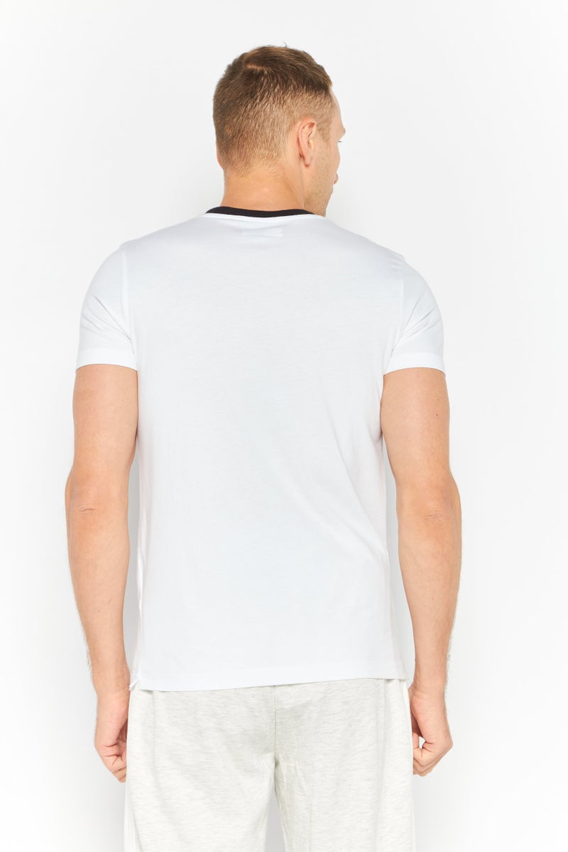 Scuderia Ferrari Men Sport Fit Short Sleeve Outdoor T-Shirts, White/Black - Image 4