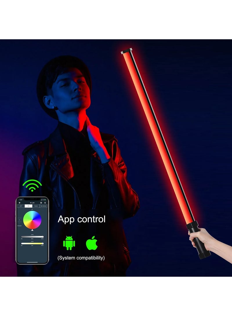 جي في أم طقم إضاءة عصا LED GVM BD-100D-2P RGB + بي-كلر (عدد 2) – قابل للتعديل 3200K–5600K، مؤشر CRI 97+، قابل للتعتيم، إضاءة محمولة للتصوير والفيديو، تحكم لاسلكي عبر التطبيق - Image 3