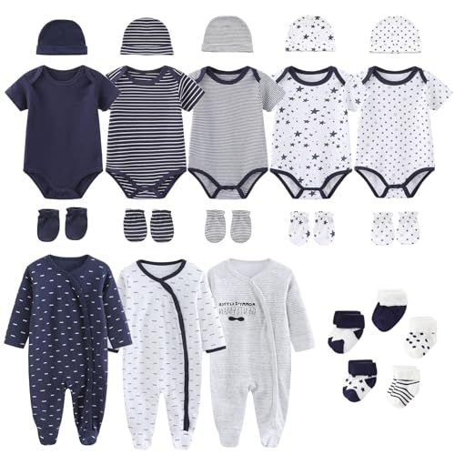 Ruliby New Born Clothes Cotton Layette Gift Outfit Set Unisex Baby Clothing and Accessories 03 Months - Image 1
