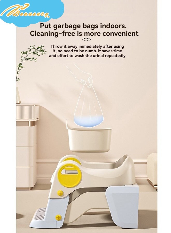 Beauenty Baby Potty Seat, 3-in-1 Toilet Potty Training Seat, Toddlers Potty Training Toilet Seat Boys Girls, Kids Potty Training Seat Step Stool Ladder, Potty Chair with Anti-Slip Pads - Image 5