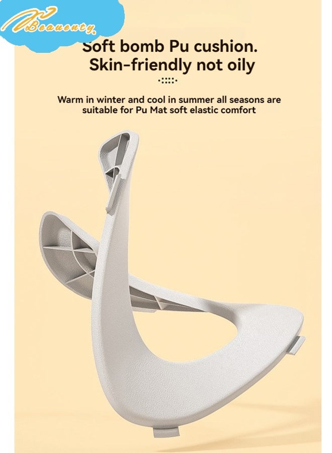 Beauenty Baby Potty Seat, 3-in-1 Toilet Potty Training Seat, Toddlers Potty Training Toilet Seat Boys Girls, Kids Potty Training Seat Step Stool Ladder, Potty Chair with Anti-Slip Pads - Image 4