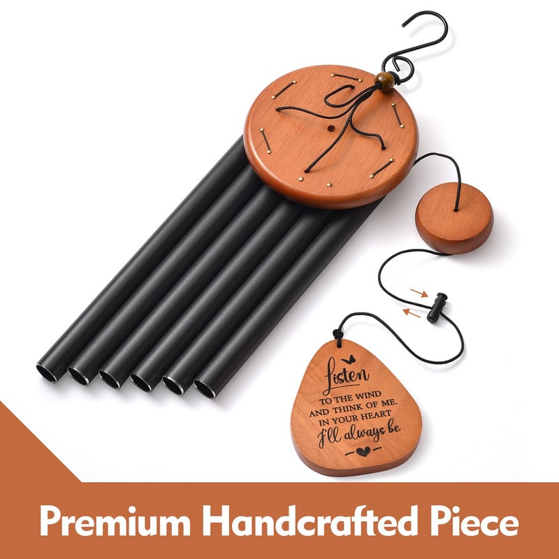 AMBOBE Memorial Wind Chimes for Loss of Loved One, Sympathy Wind Chimes Gift, Bereavement Gifts, Beautiful Outdoor Garden Decor with Soothing Melodic Tones - Image 3