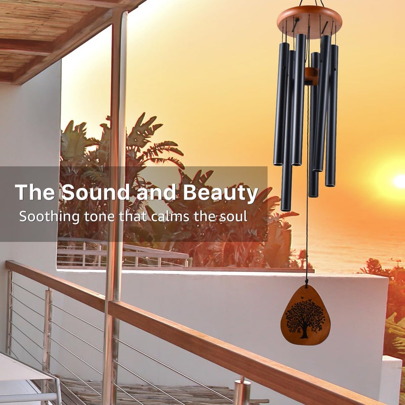 AMBOBE Memorial Wind Chimes for Loss of Loved One, Sympathy Wind Chimes Gift, Bereavement Gifts, Beautiful Outdoor Garden Decor with Soothing Melodic Tones - Image 5