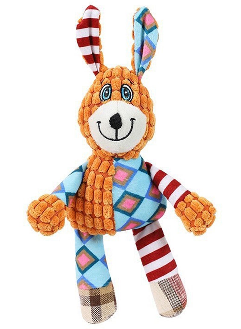 Generic Pet Plush Toy with Squeak for Cats and Dogs, Slacker Dog Appearance Resistant to Biting  - Image 1