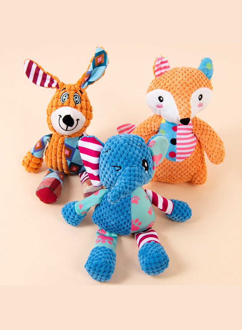 Generic Pet Plush Toy with Squeak for Cats and Dogs, Slacker Dog Appearance Resistant to Biting  - Image 5