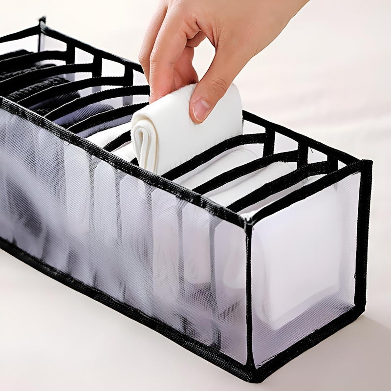 Wardrobe Organizer - Foldable Mesh Fabric Box for Delicates - Image 5