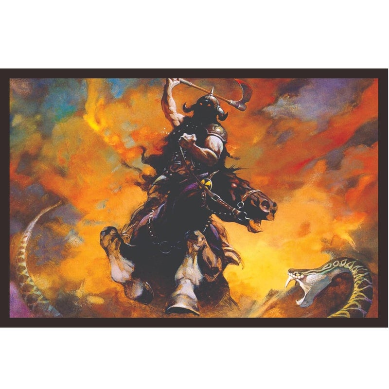Mad Masters SciFi Warrior Framed Photo Fighter Wall Hanging Home Decor Painting for Living Room Bedroom Decoration 18 x 12 InchPaper - Image 1