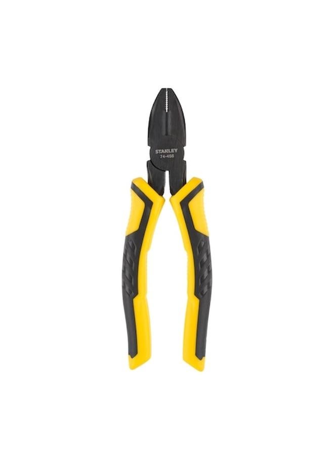 Stanley Dyna Grip Combination Plier Yellow and Black 150mm STHT0-74456  - Image 2