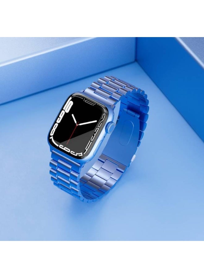 ليفيلو سوار ساعة آبل معدن 49/45 مم ليفيلو Levelo Daytona Steel Watch Band for Apple Watch - Image 2
