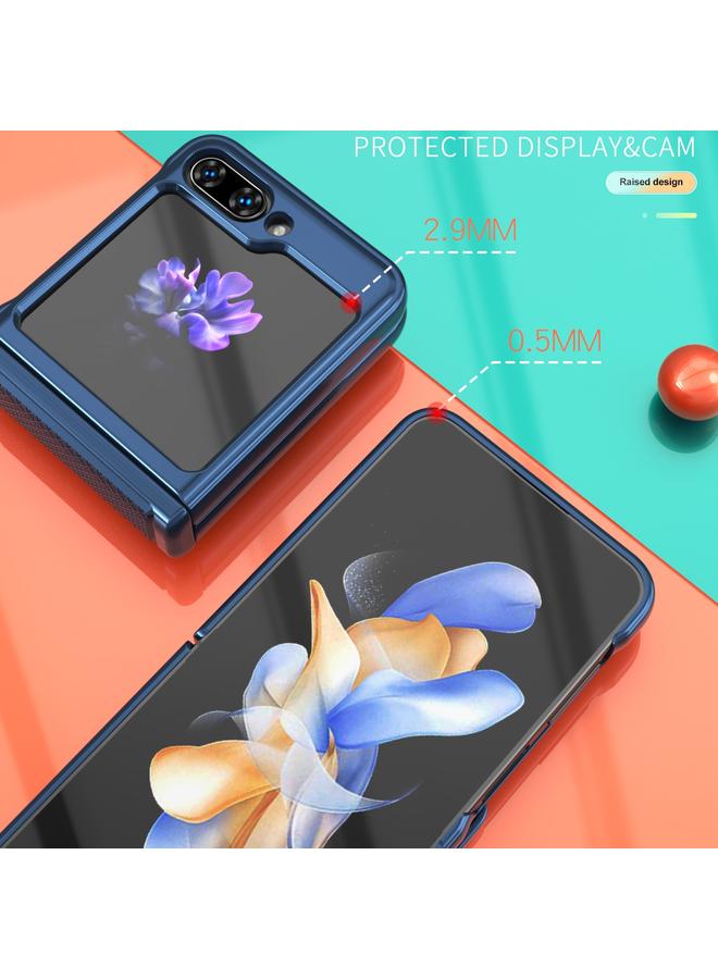 اس-توب جراب لهاتف Samsung Galaxy Z Flip6 5G مزود بمفصلة نافذة منزلقة مع حامل حلقي - Image 4
