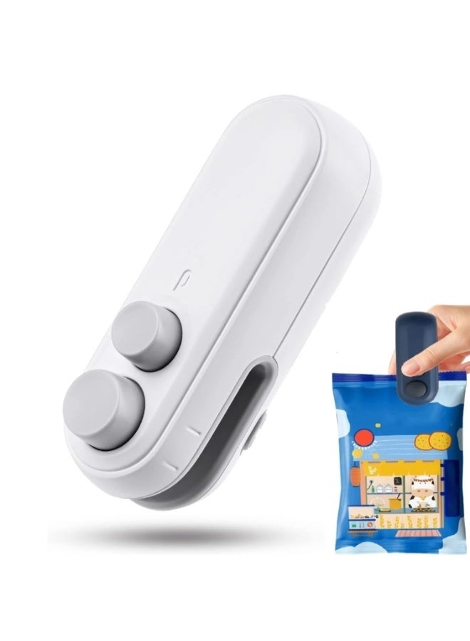 Lacoz 2-in-1 Mini Bag Sealer & Cutter, USB-C Rechargeable Portable Handheld Food Storage Sealing Machine for Snacks, Chips & Plastic Packets - Image 3