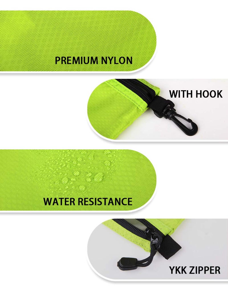 GOX Small Toiletry Bag for Men Bulk Cosmetic Bag Dopp Kit Carry On Zipper Pouch Organization Nylon Small Packing Sack Water Repellent - Image 5
