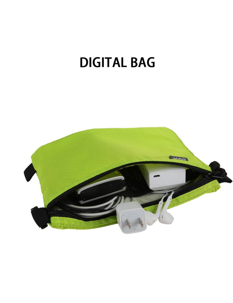 GOX Small Toiletry Bag for Men Bulk Cosmetic Bag Dopp Kit Carry On Zipper Pouch Organization Nylon Small Packing Sack Water Repellent - Image 4