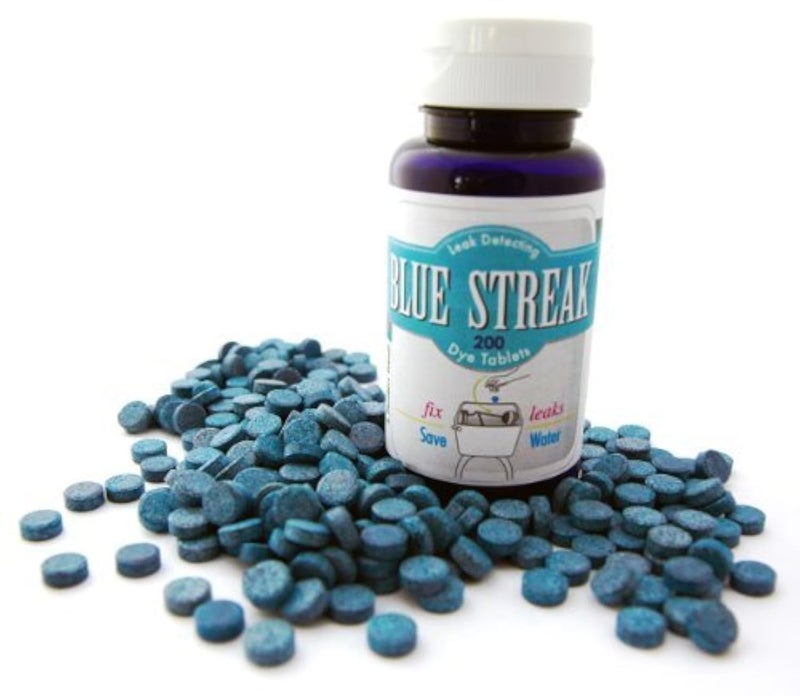 New Resources Group Blue Streak Pro 200 Dye Tablets (Detect Silent Leaks) Bulk in EZ Pour Container | Toilet Tank Leak Detection | Plumbers Friend - Image 5