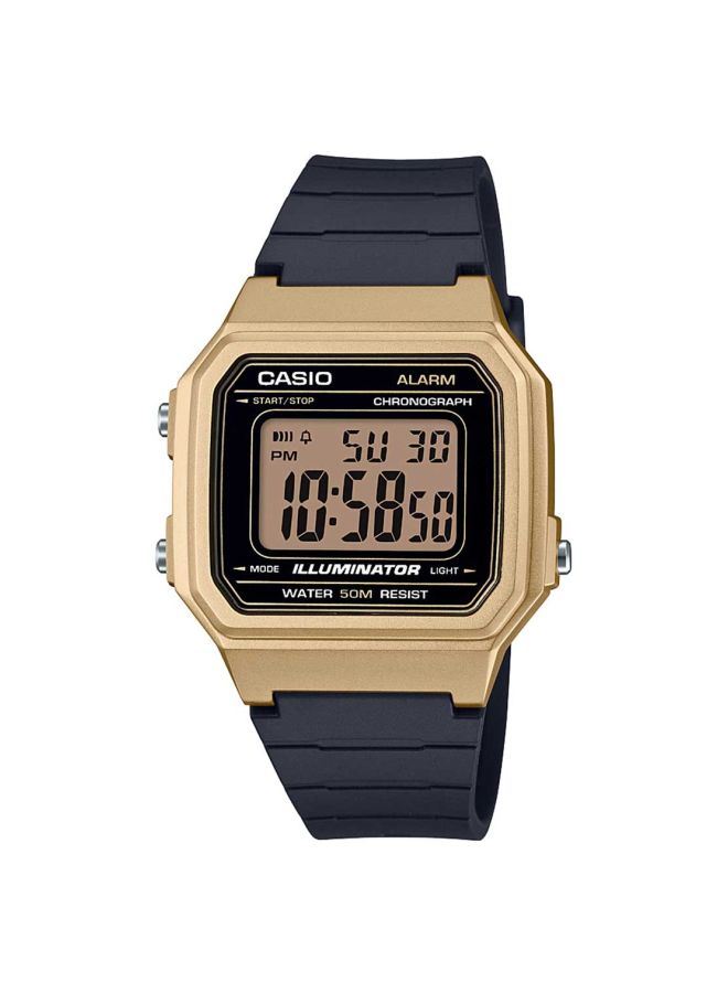 CASIO Unisex Water Resistant Digital Watch W-217HM-9AVDF - 43 mm - Black - Image 1