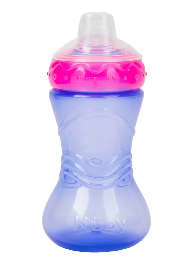 Nuby No-Spill Cup Easy Grip 6M+, Purple  - Image 1