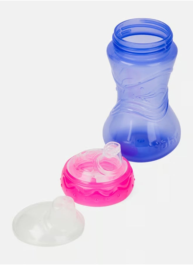 Nuby No-Spill Cup Easy Grip 6M+, Purple  - Image 2