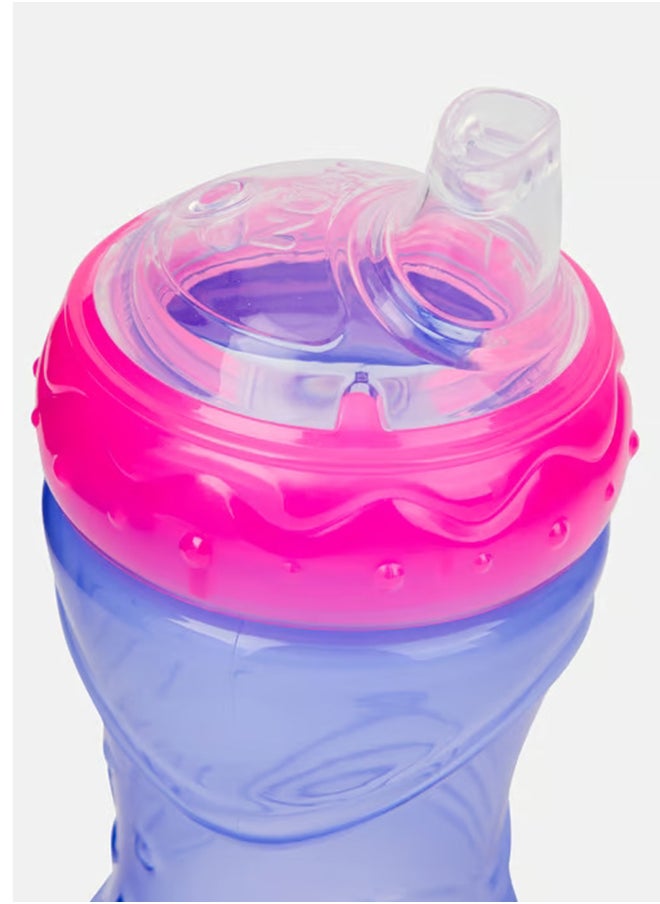 Nuby No-Spill Cup Easy Grip 6M+, Purple  - Image 3