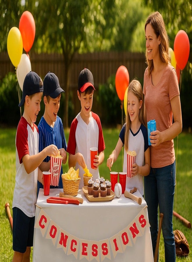 Oarkive Baseball Sports Theme Concession Sign Garland Decor - Stand Supplies for Banner Decorations - Image 3