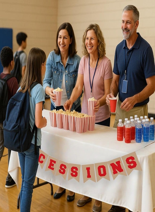 Oarkive Baseball Sports Theme Concession Sign Garland Decor - Stand Supplies for Banner Decorations - Image 4