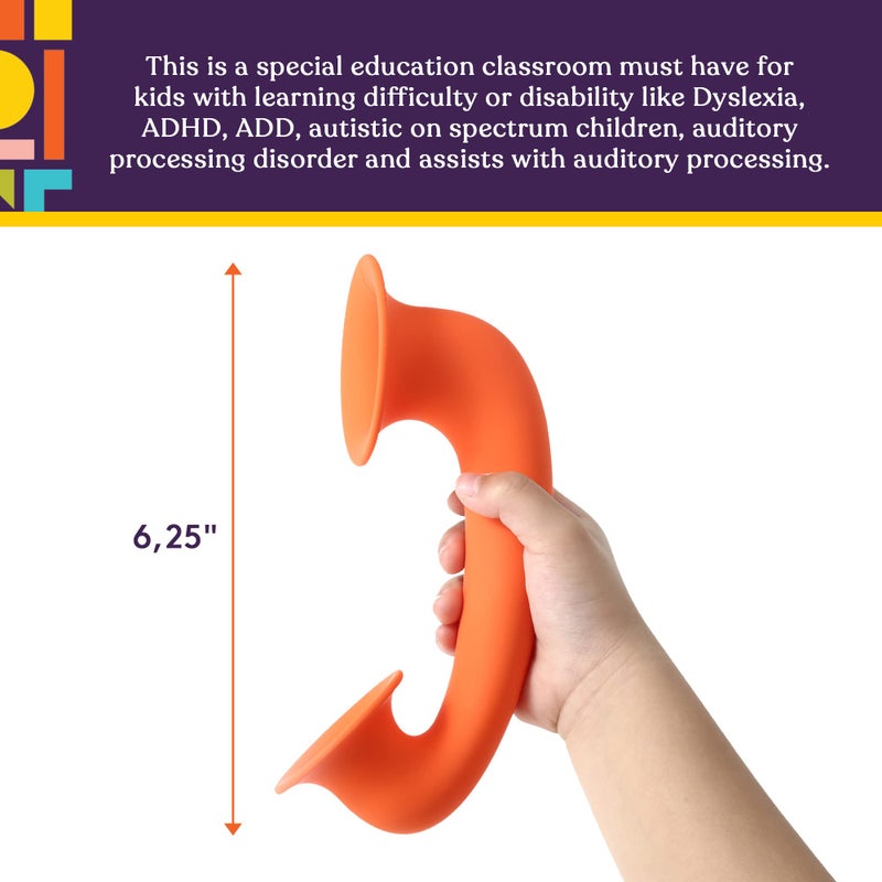 Special Supplies Phone Buddy Auditory Feedback Reading Phones For Classroom  Home- Speech Therapy Communication Device For Kids And Adults  Accelerate Reading Fluency- 4 Pack Phonic Toy Phone For Kids - Image 5