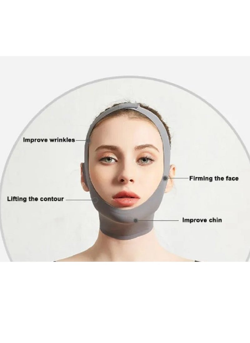 Generic The Double Chin Reducer Face Slimming Belt is a reusable V Line Belt. Its unique design makes it comfortable and easy to wear, allowing you to use it at any time whether at home or while out.  - Image 5