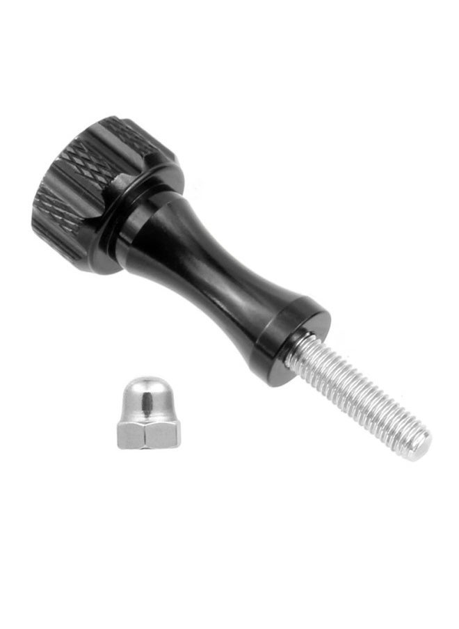 Generic Suitable For GoPro11/10 Insta360 X3/2 Motion Camera Long And Short Screw Aluminum Alloy Fixed Screw Wire-Color:Long Nut Nut Black  - Image 1