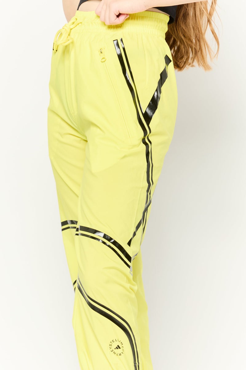 Adidas by Stella McCartney Women Sportswear Fit Training Track Pants, Yellow - Image 3