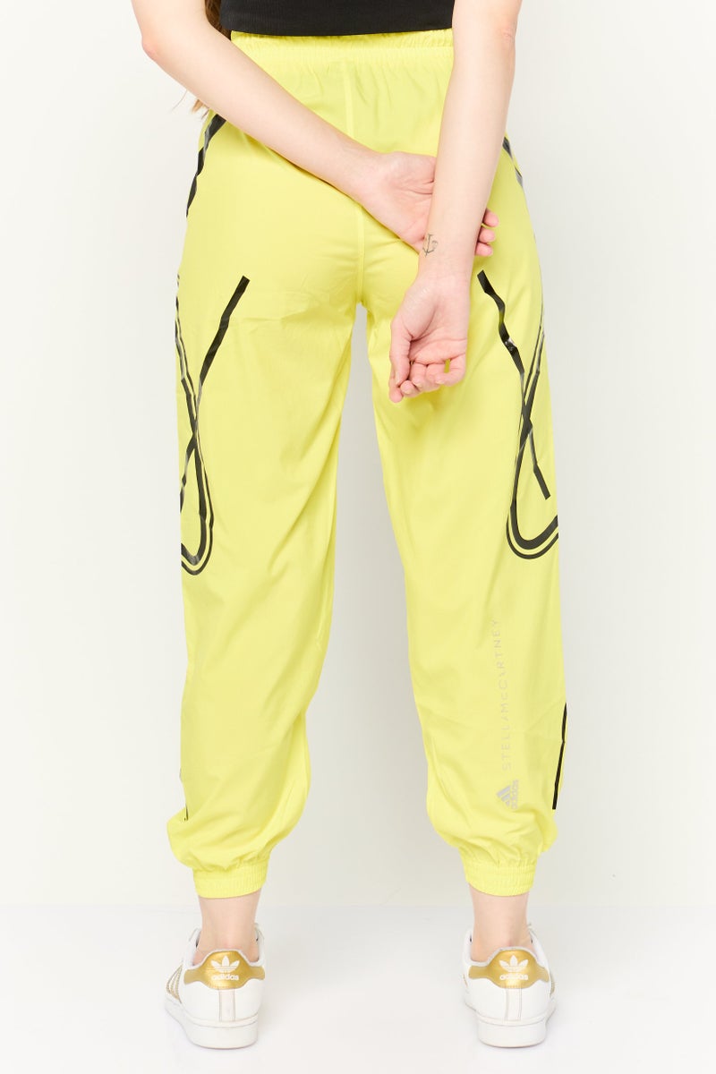 Adidas by Stella McCartney Women Sportswear Fit Training Track Pants, Yellow - Image 4