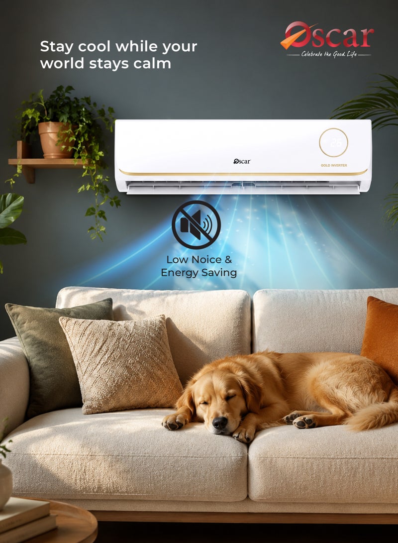 أوسكار مكيف هواء سبليت "أوسكار" بتقنية الإنفرتر وسعة 1.5 طن | تبريد فقط | ضاغط دوار (Rotary) | تبريد سريع وموفر للطاقة | تشغيل هادئ | لون أبيض - OSMC18KSCR32INV - Image 3