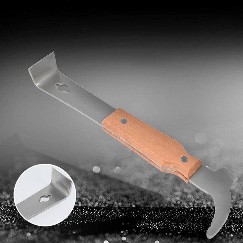 klarako Stainless Steel honeycomb Scraper J Hook Beehive Tool honeycomb Hook Scraper Bee Scraper Durable Bee Frame Lifter for Beekeeper - Image 5