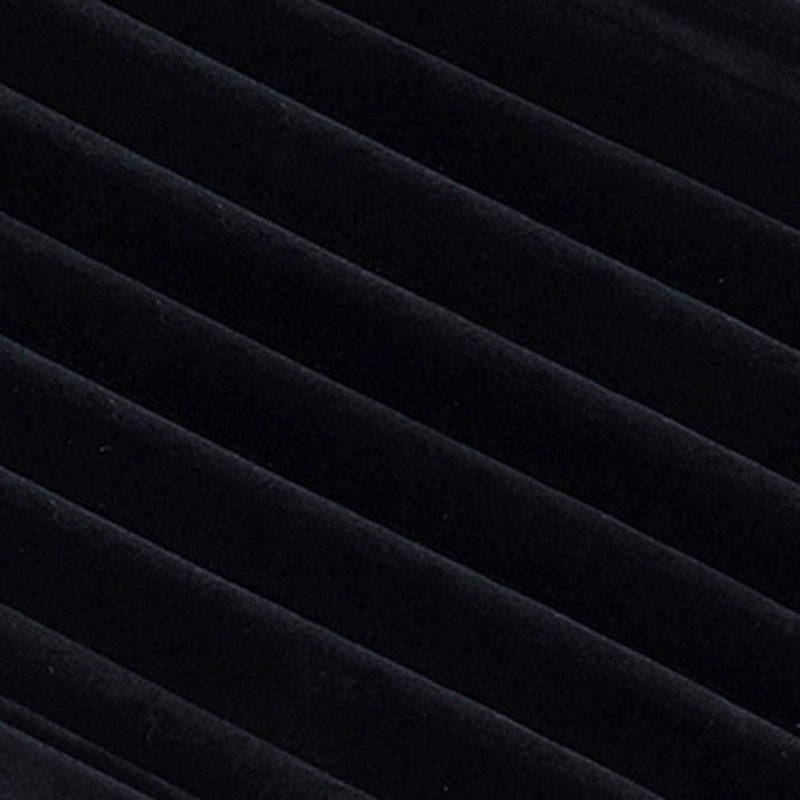 klarako Velvet Ring Display Tray, 7 Slots Jewelry Rings Earrings Studs Tray Showcase Storage Organizer Display Case Holder for Her Women Girl Birthday Gift, Black - Image 5