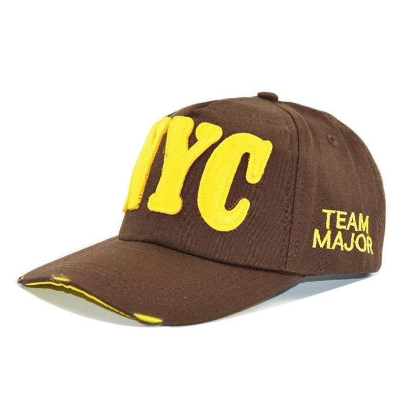 NYC Cap (Brown &amp; Yellow)
