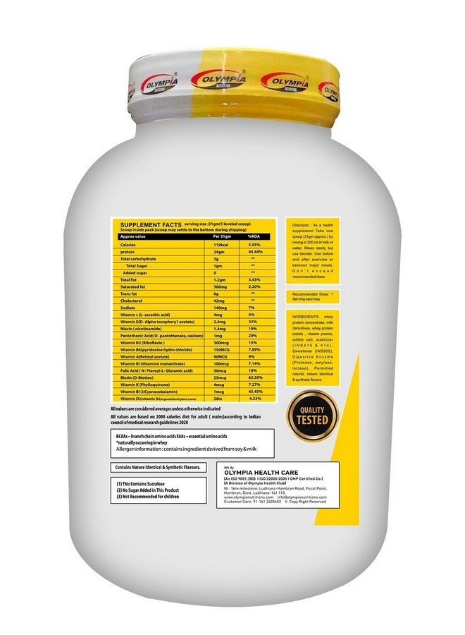 Olympia Ultra Whey 2Kg Butterscotch - Image 2