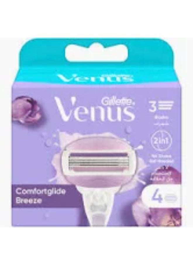 Gillette Gillette Venus Comfortglide Breeze 3 Blades 4Pcs 